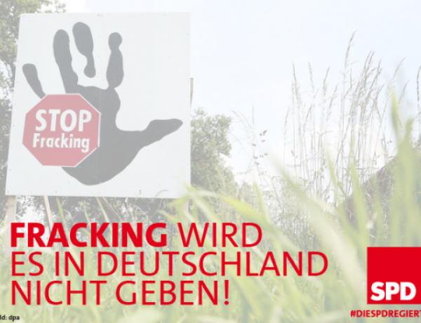 Schädliches Fracking wird verboten