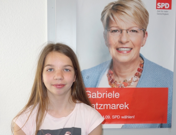 Klara Bleich am Girl’s Day in meinem Büro