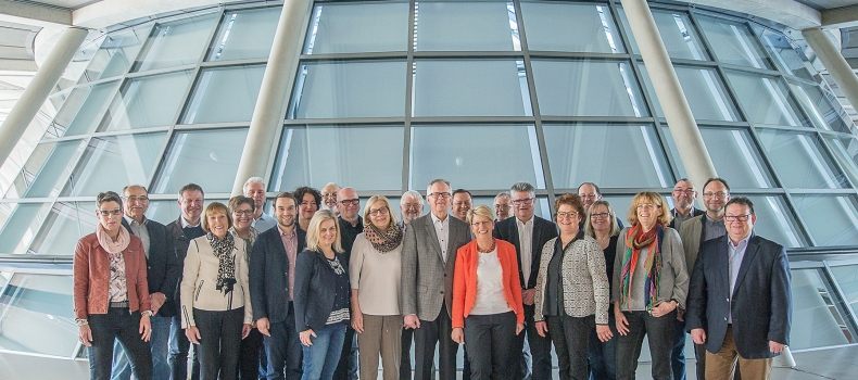 Oberbürgermeister, Bürgermeister und Wirtschaftsförderer aus Mittelbaden zu Besuch