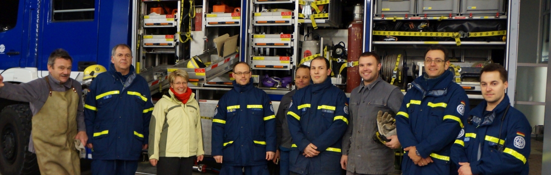 Bundestagsabgeordnete Gabriele Katzmarek besucht das Technische Hilfswerk in Rastatt