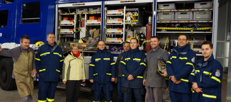 Bundestagsabgeordnete Gabriele Katzmarek besucht das Technische Hilfswerk in Rastatt