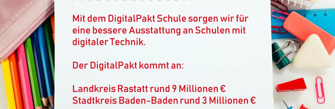 Der DigitalPakt Schule kommt an!