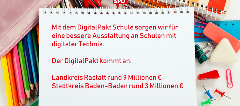 Der DigitalPakt Schule kommt an!