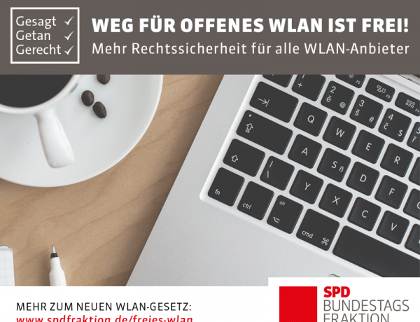 Offenes WLAN ist Teil einer offenen Gesellschaft